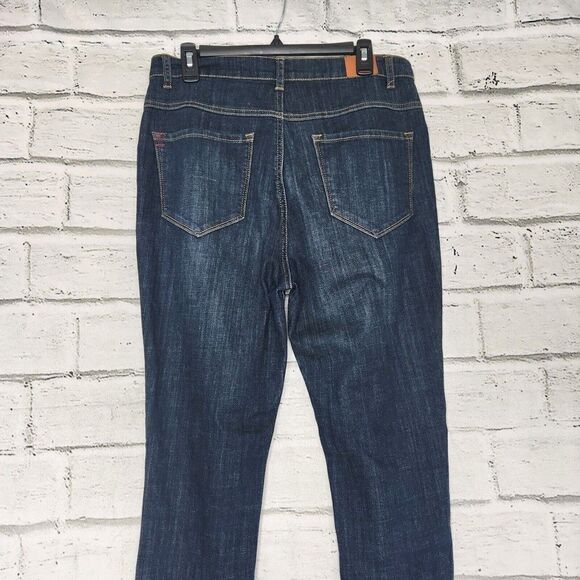 BDG From Urban Outfitters High Rise Seam Ankle  Jeans Womens 32x29 Dark Wash - Picture 7 of 12